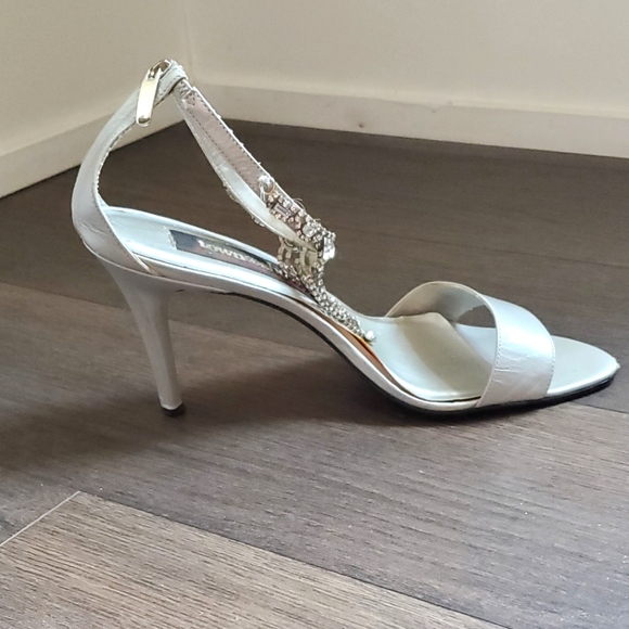 👑 HOST PICK 👑 Town Shoes 90mm Evening Crystal Decoration Sandals - Picture 4 of 11